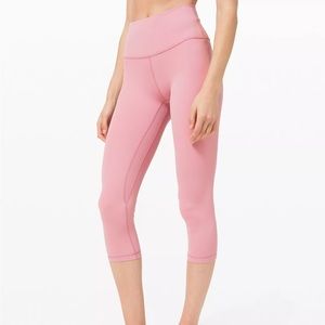 Lululemon Align High-Rise Crop 21’’ in “Pink Taupe”
